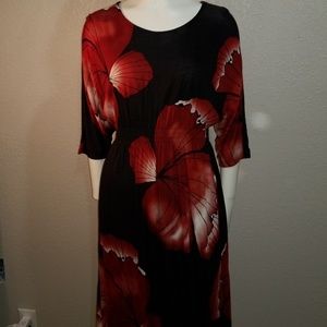 Knee length Floral dress